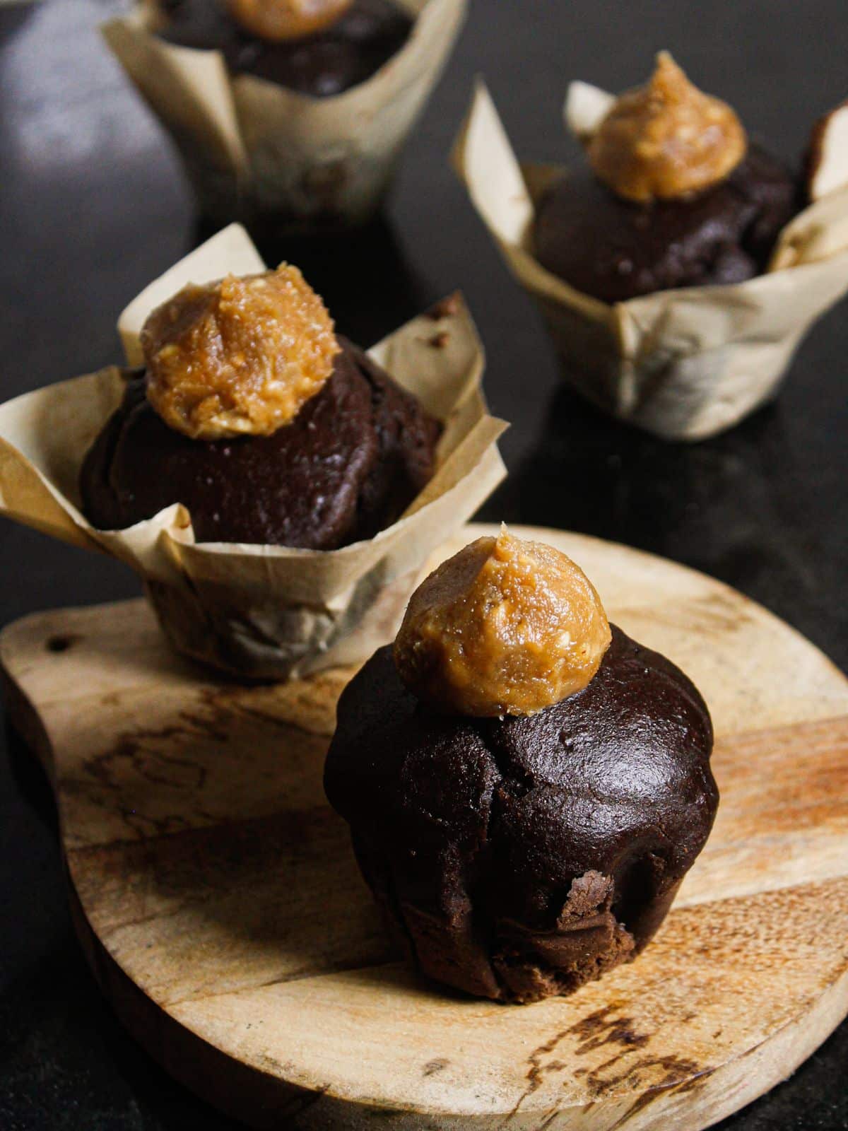 Super delicious Chocolatey Cupcakes with Peanut Butter Frosting