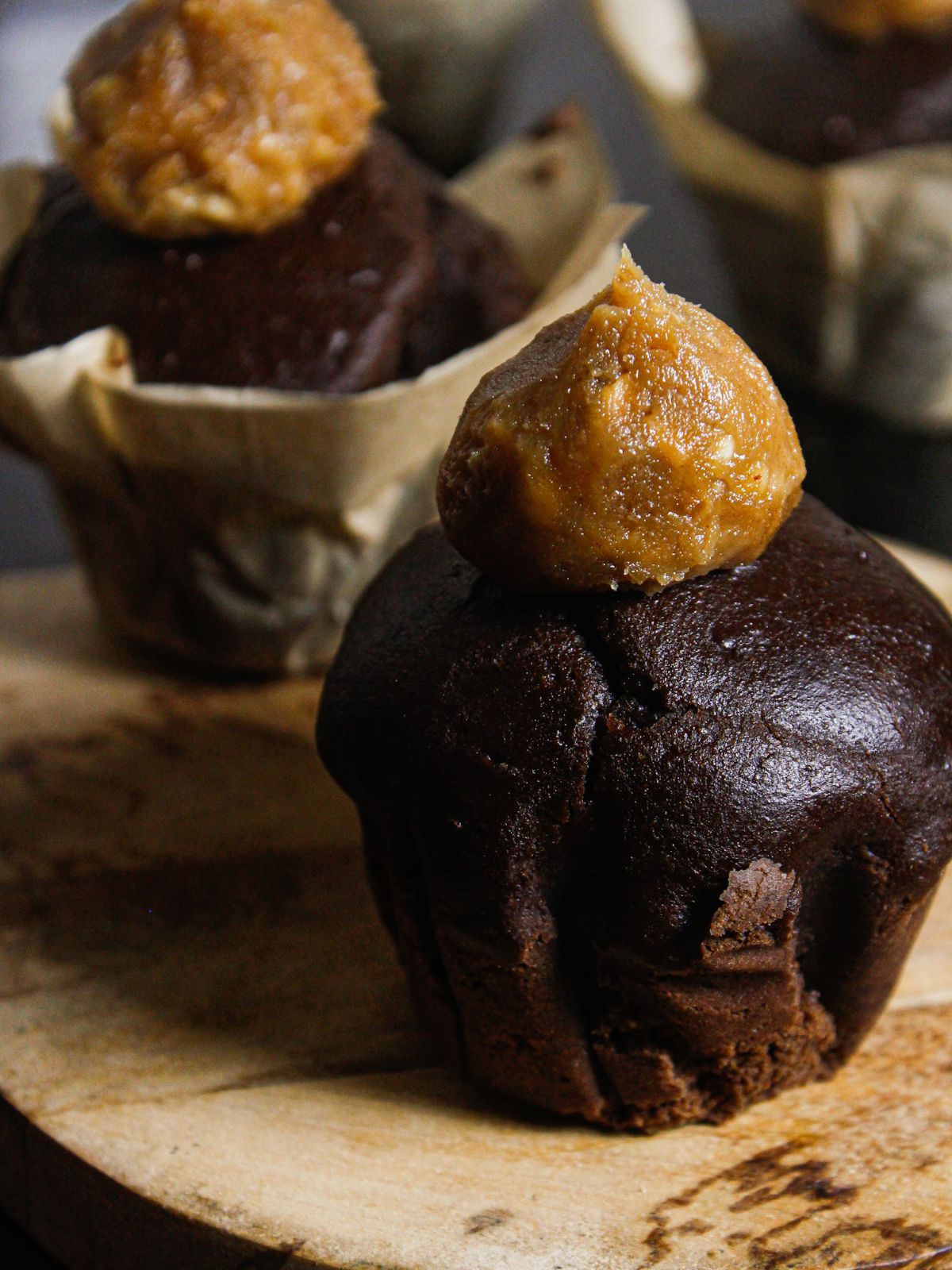 Yummy Chocolatey Cupcakes with Peanut Butter Frosting