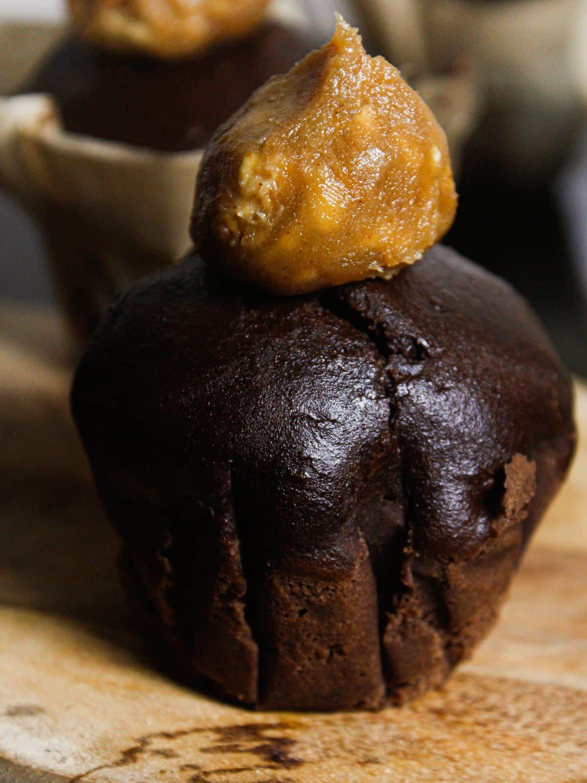 Zoom in image of Chocolatey Cupcakes with Peanut Butter Frosting