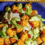 Crispy Baby Corn Salad with Air Fried Baby Corn PIN (3)