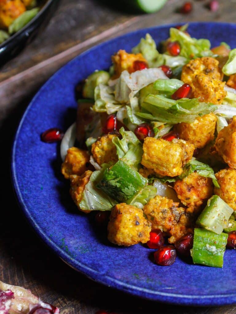 Crispy Baby Corn Salad with Air Fried Baby Corn My Dainty Soul Curry