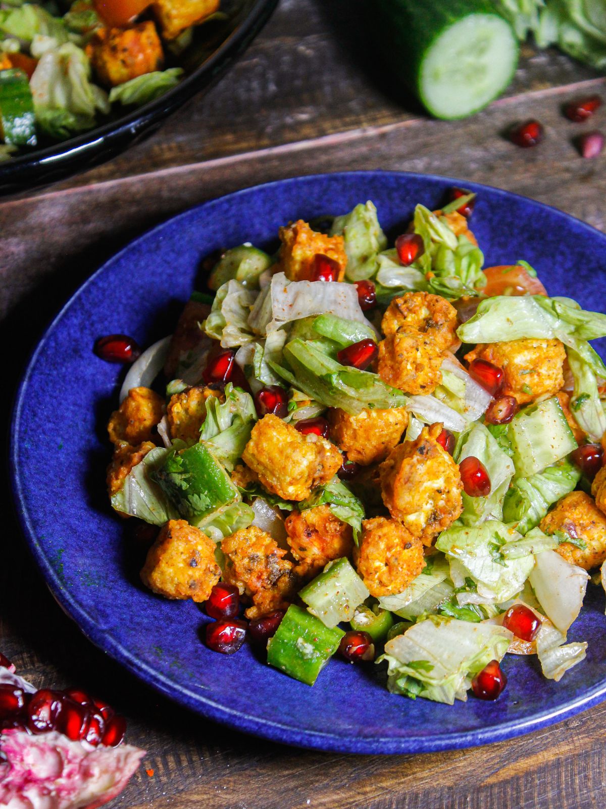 Yummy & Crispy Baby Corn Salad with Air Fried Baby Corn