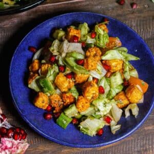 Featured Img of Crispy Baby Corn Salad with Air Fried Baby Corn