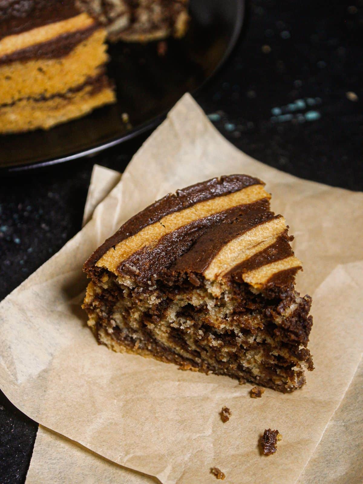 Soft Healthy Marble Cake