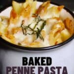 Baked Penne Pasta in a Cup PIN (3)