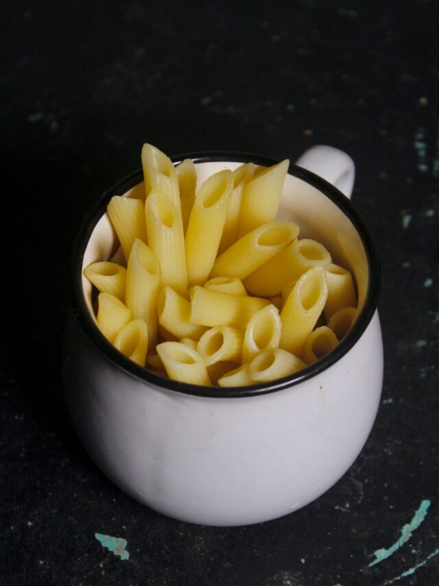 Baked Penne Pasta in a Cup My Dainty Soul Curry