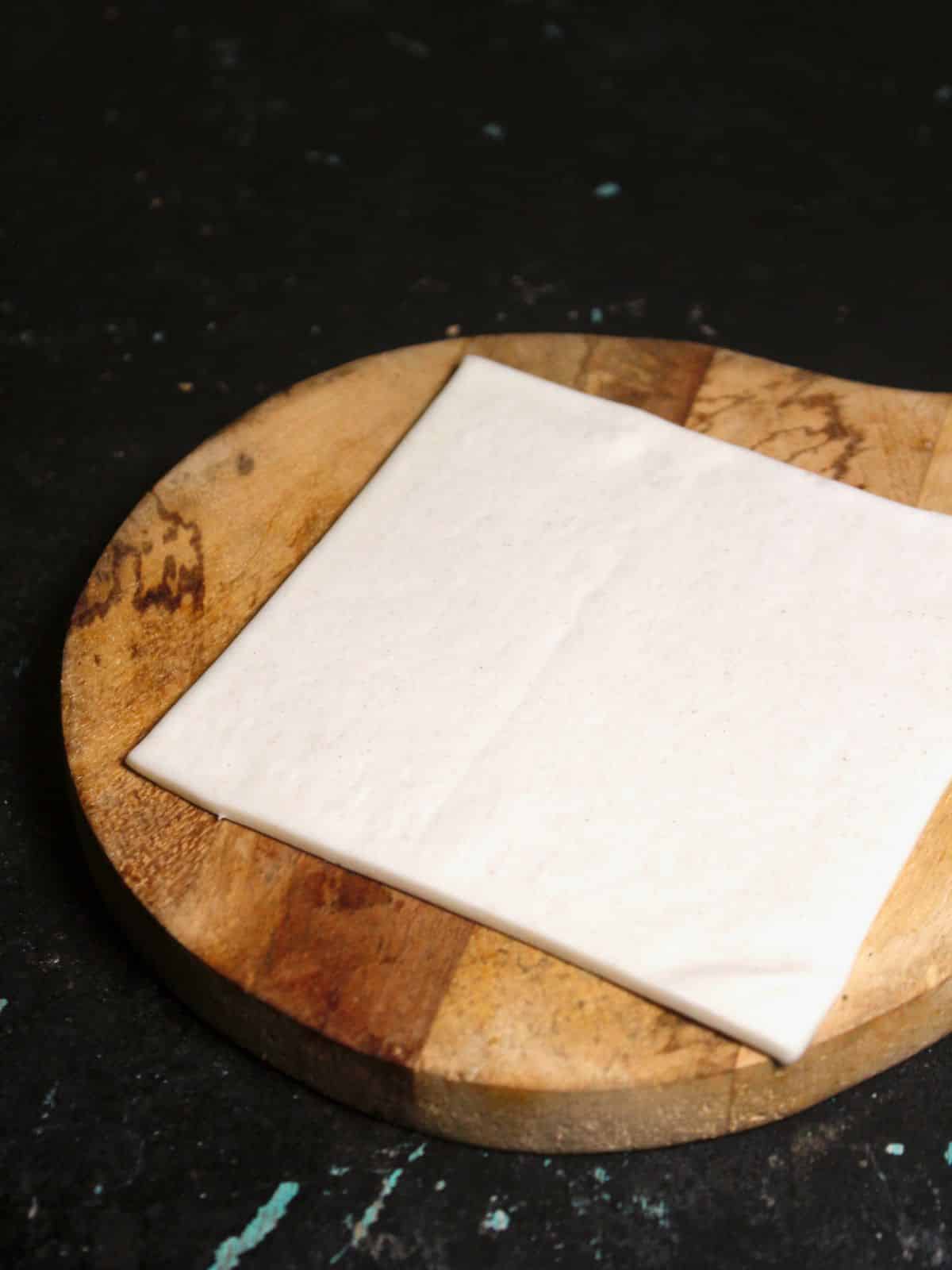 Take Puff pastry square sheet  