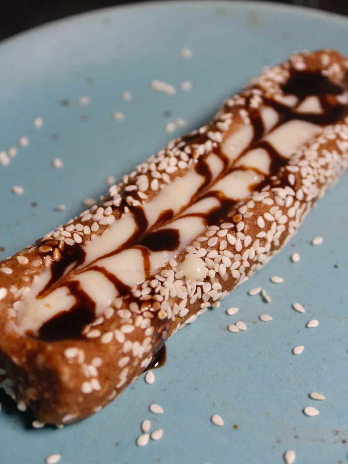 Full stick of Peanut Bites With Chocolate Filling