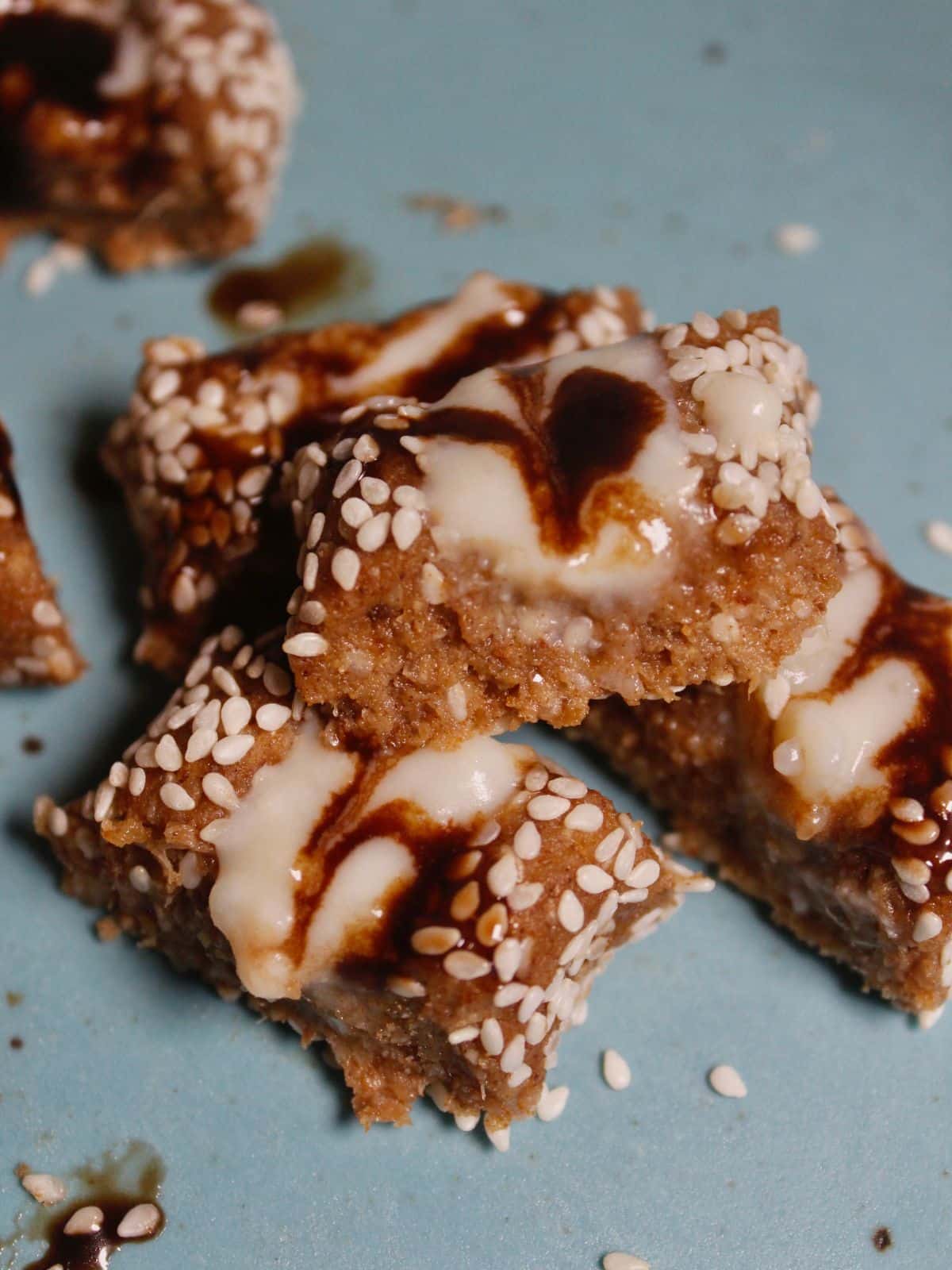 Side vie image of Peanut Bites With Chocolate Filling