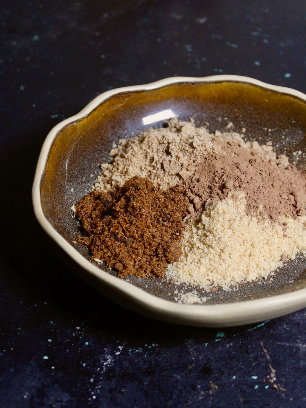 Add jaggery and other dry ingredients in a bowl