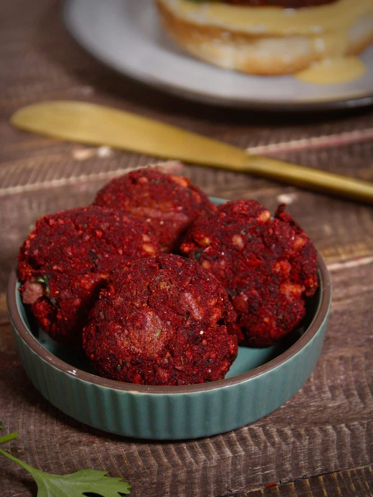 tasty air fried leftover veggie patties