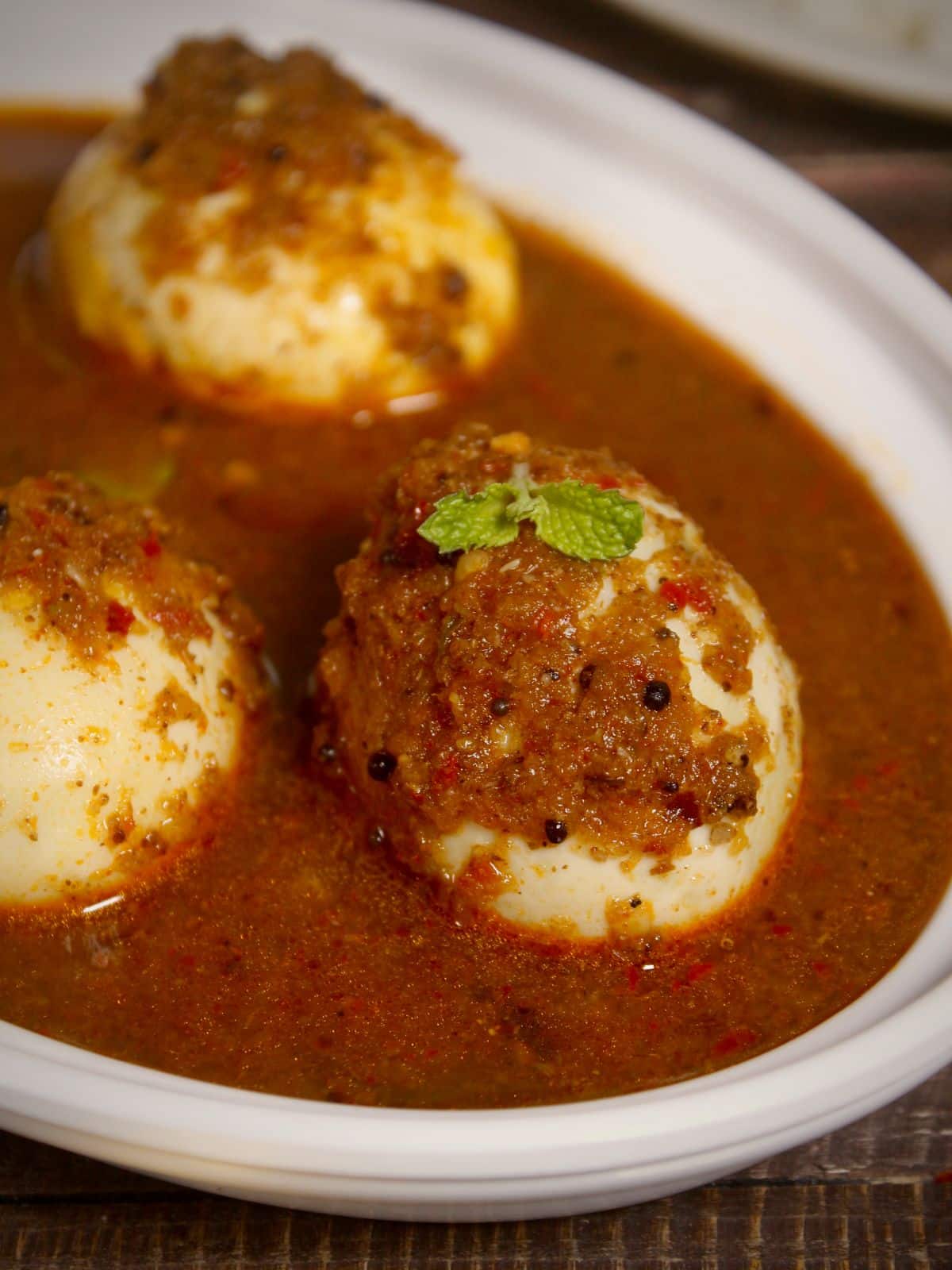 Zoom in image of Chettinad style egg curry