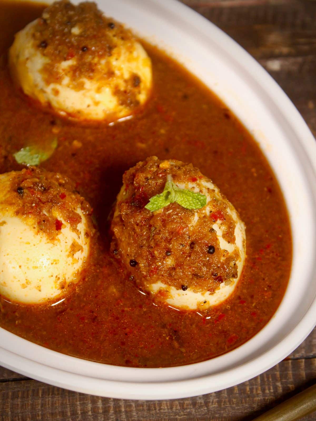 Classic Chettinad style egg curry