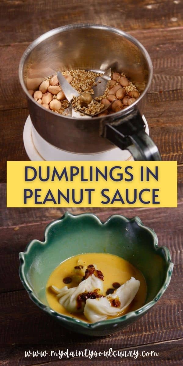 Dumplings in Peanut Sauce My Dainty Soul Curry