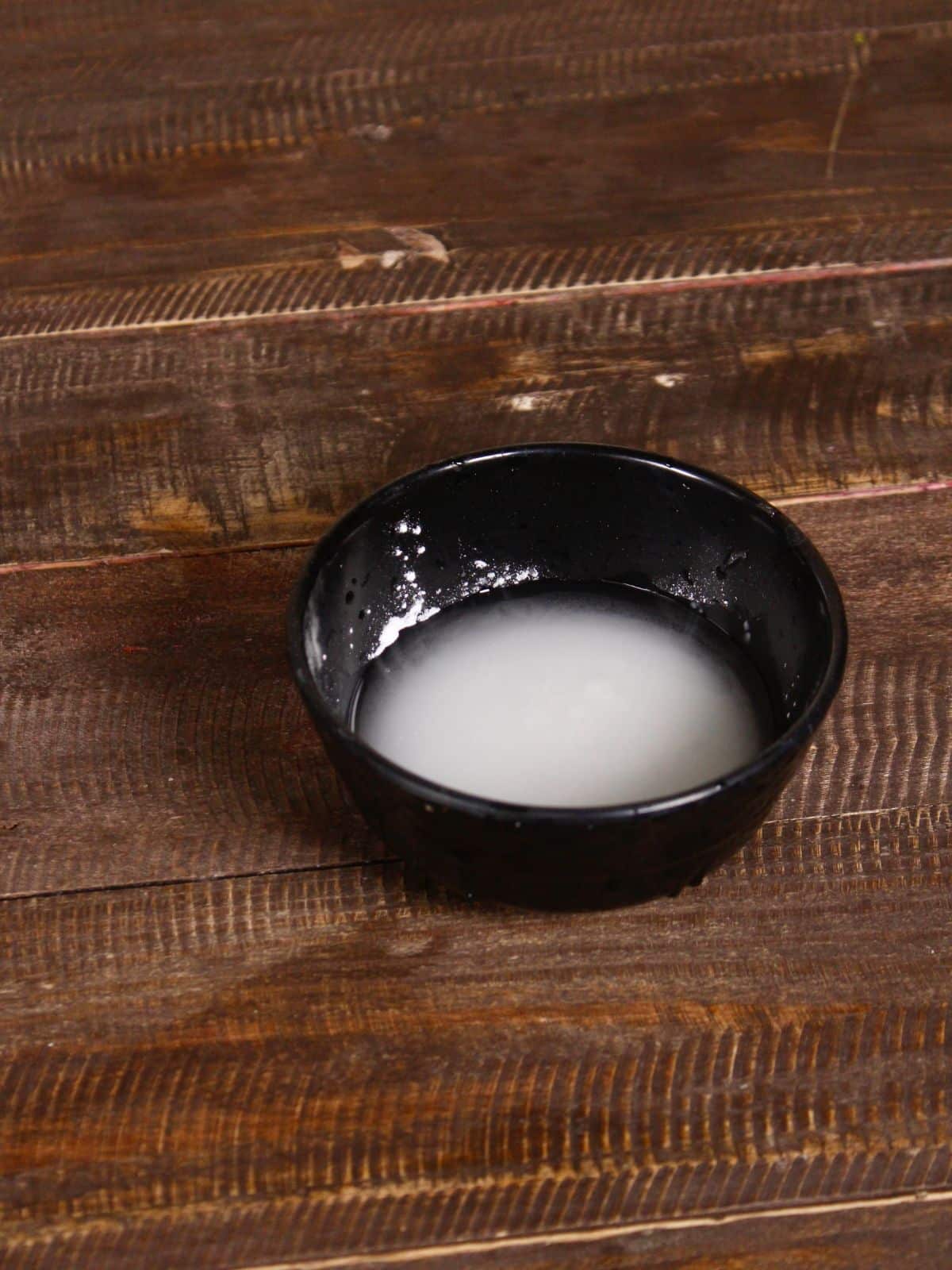 make corn flour mixture in a small bowl 