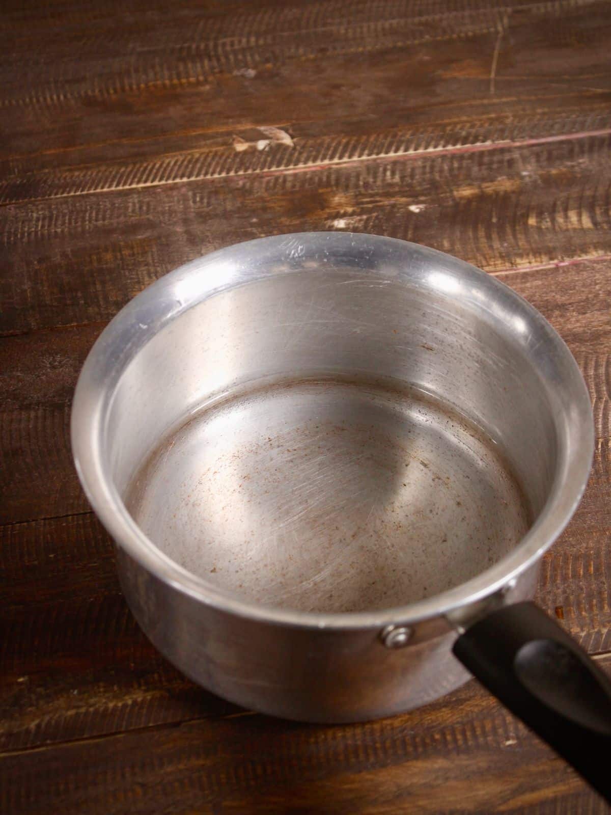 Boil water in a pan 