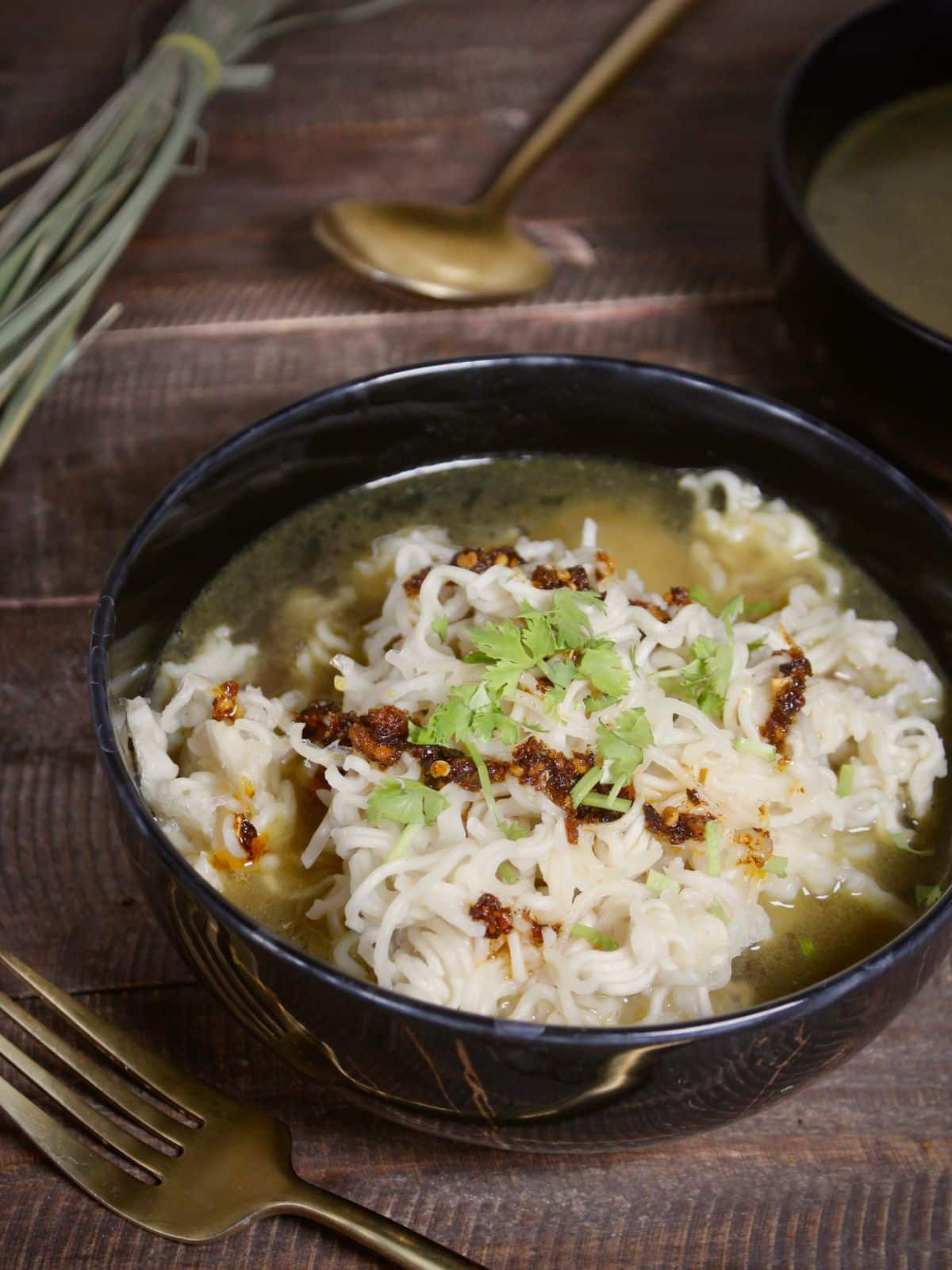 yummy lemongrass ginger vegetable broth