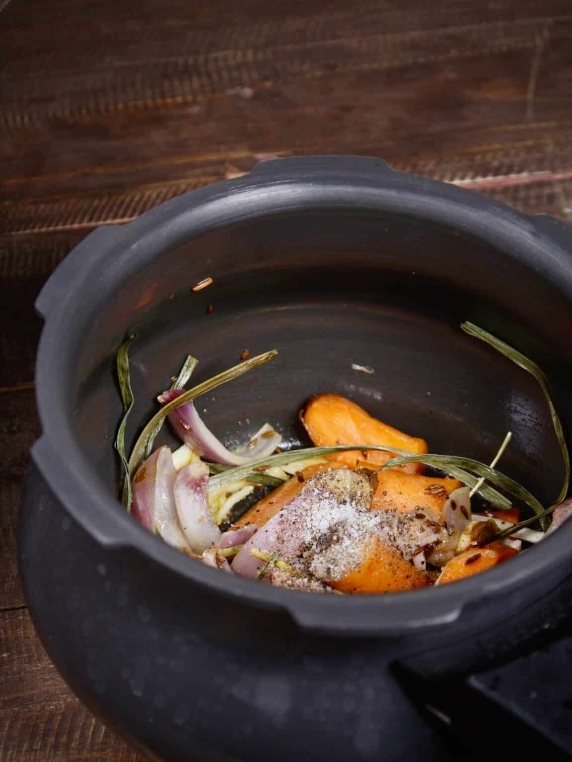 Lemongrass Ginger Vegetable Broth My Dainty Soul Curry