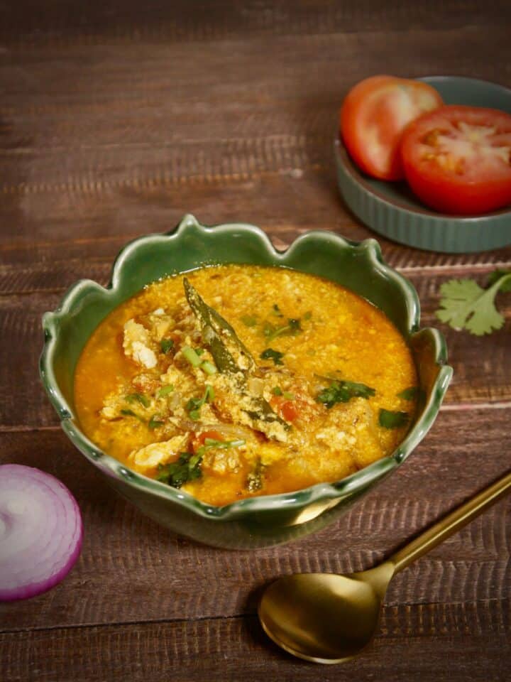 Assamese Style Tomato Egg Curry My Dainty Soul Curry