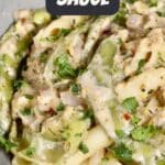 Broad Beans Pasta in White Sauce PIN (1)