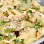 Broad Beans Pasta in White Sauce PIN (2)