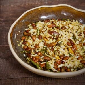 Featured Img of Oven Roasted Poha Chivda