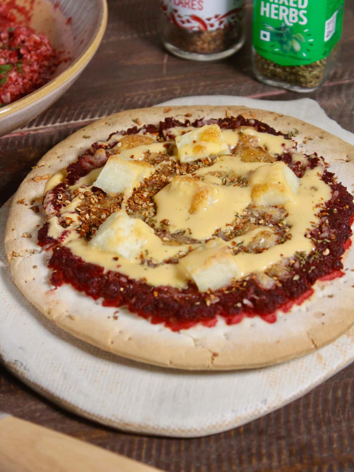 crisp high fiber pizza