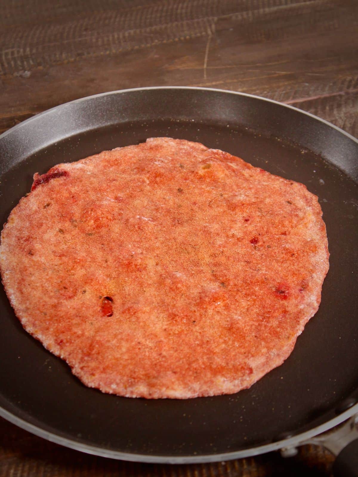 crunchy leftover beetroot pulp chapati ready to enjoy in breakfast or with other meals 