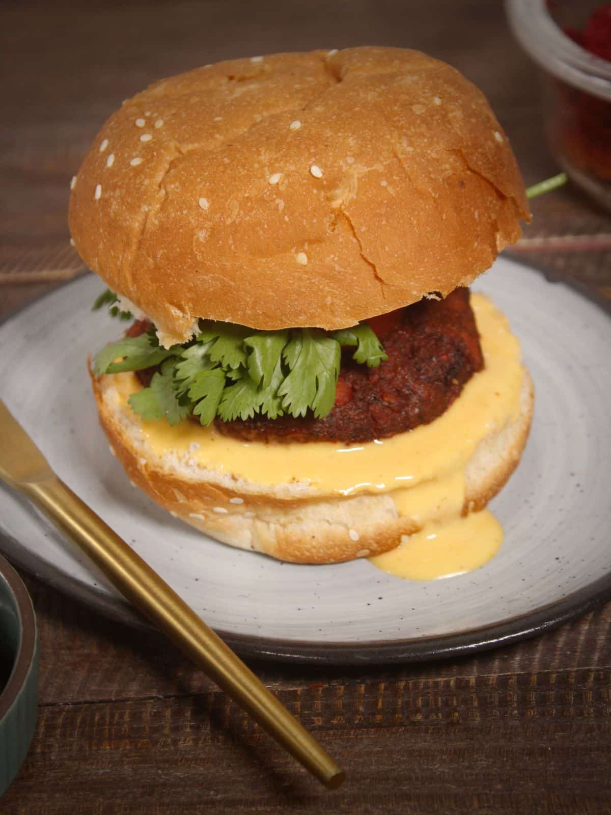 spicy juice pulp burger patties