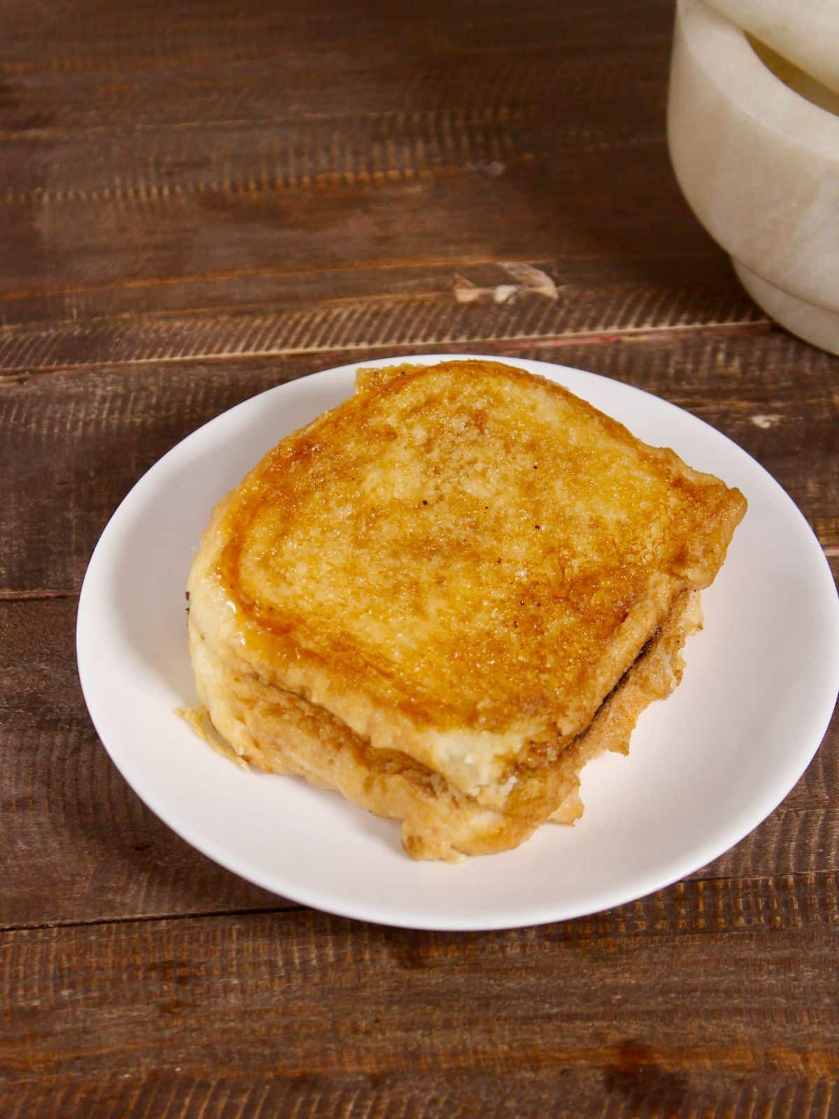 crisp milk bread with caramel