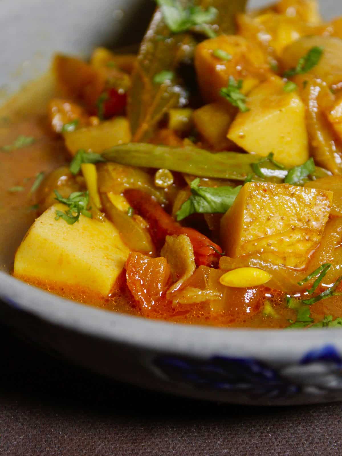 yummy ripened cucumber curry