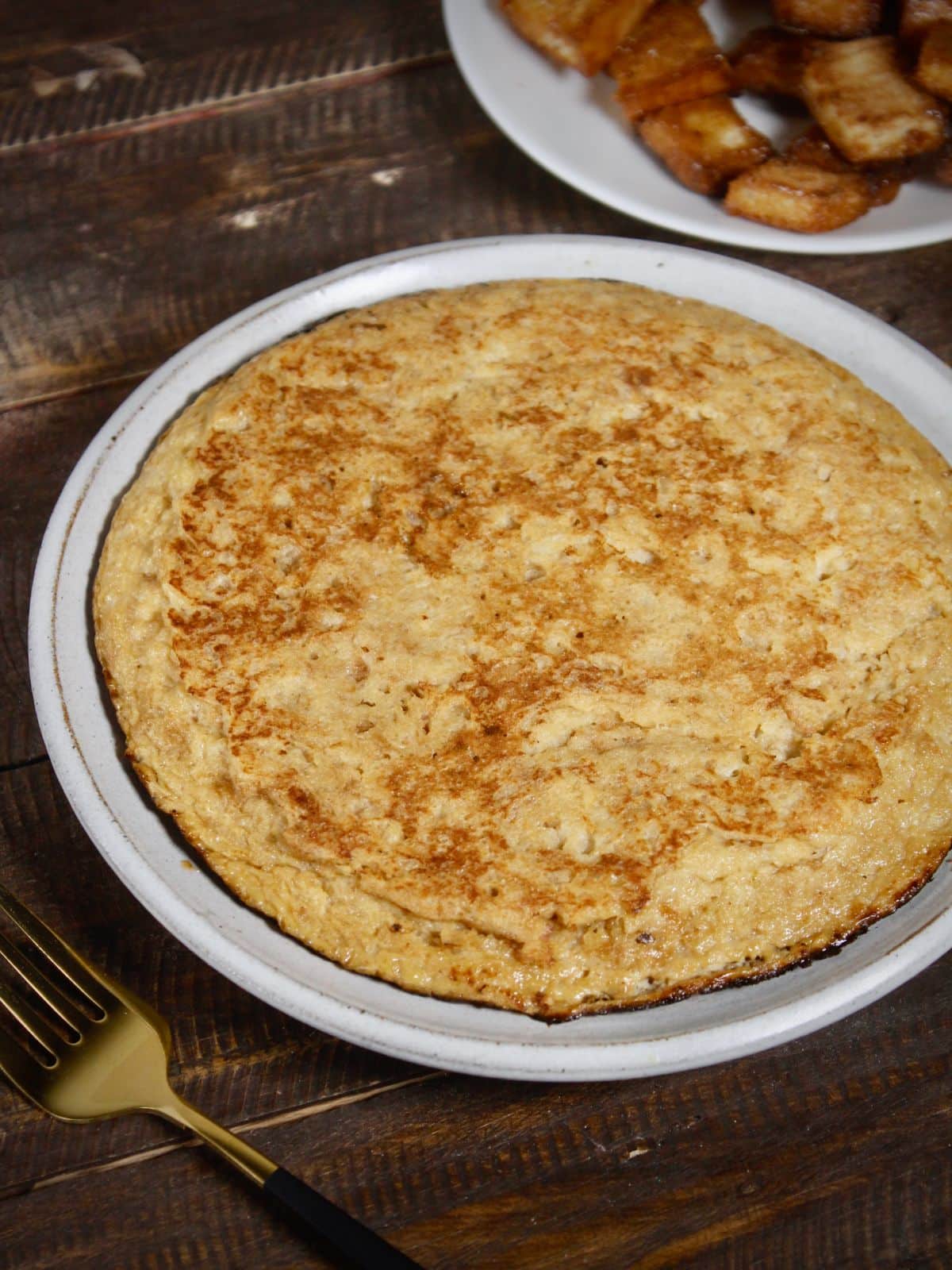 flavorful sweet milky bread omelet