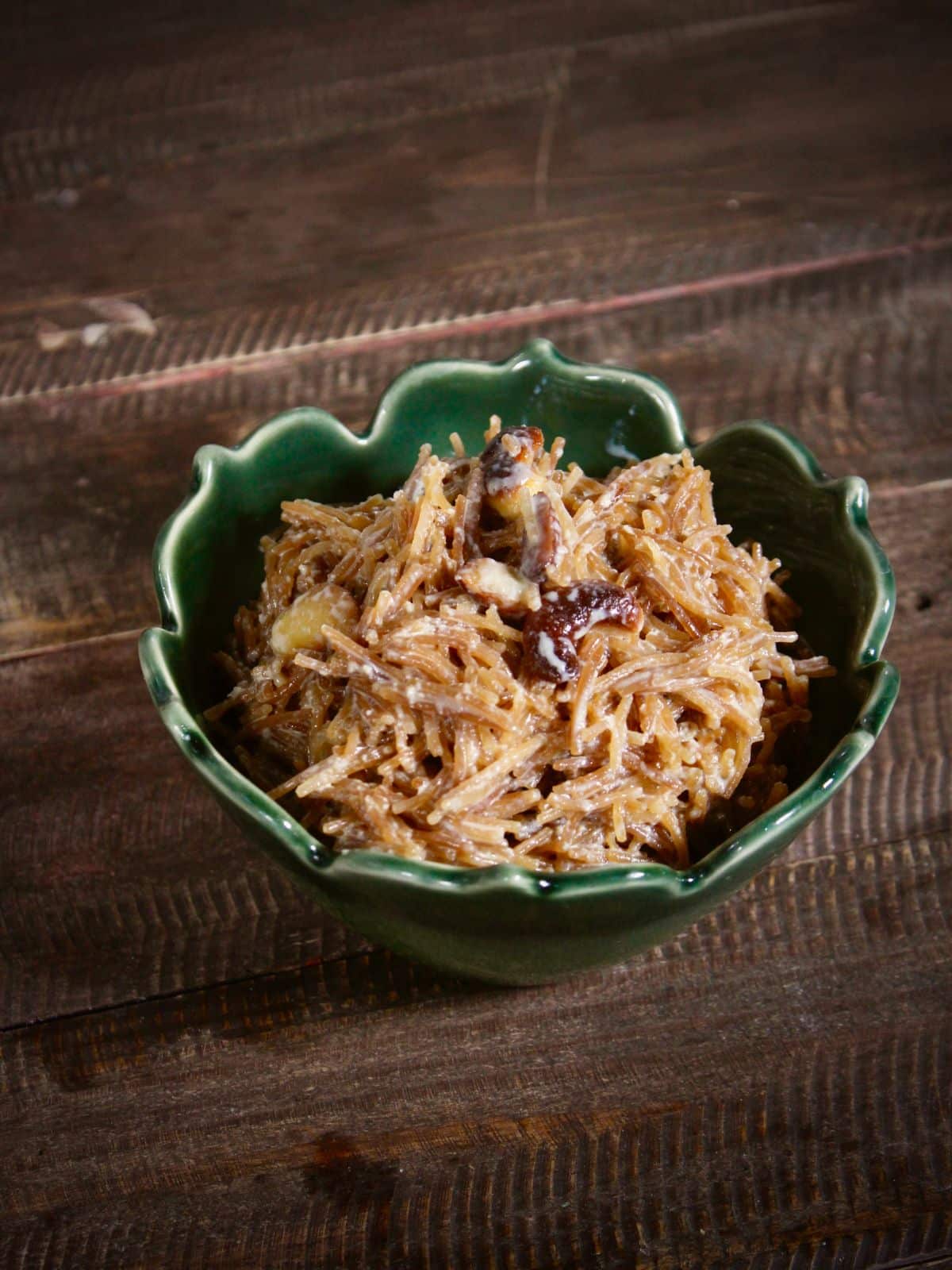 transfer the vermicelli mixture into the bowl and let it chill