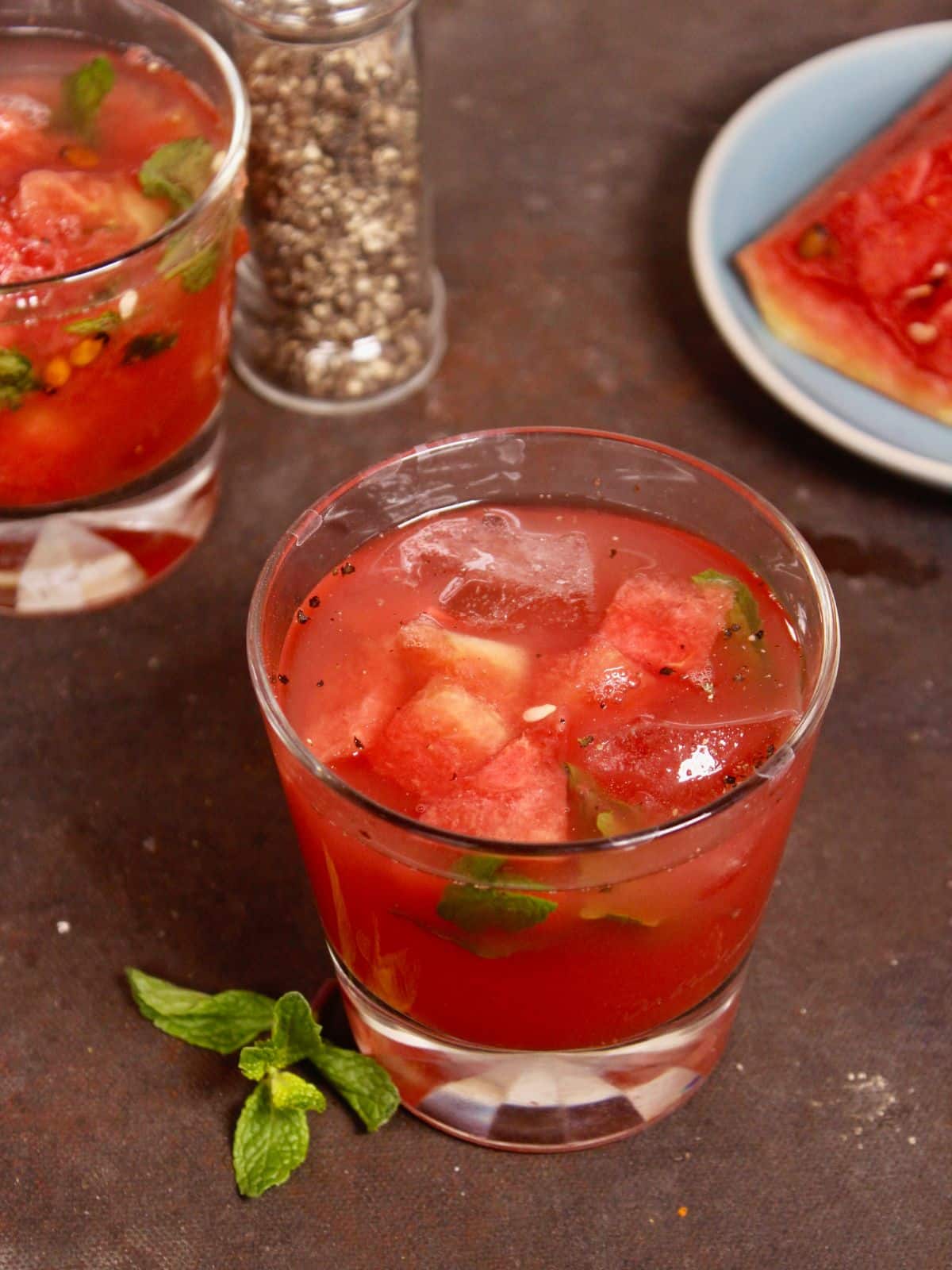 super refreshing watermelon lemony mojito