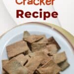 Air Fryer Cracker Recipe pinterest image.
