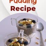 Coffee Chia Pudding Recipe pinterest image.
