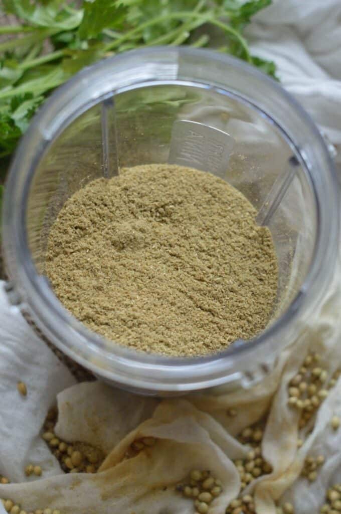 How To Make Coriander Powder My Dainty Soul Curry