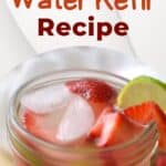 Homemade Water Kefir Recipe pinterest image.