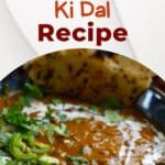 Indian Dal Makhni Maa Ki Dal Recipe pinterest image.