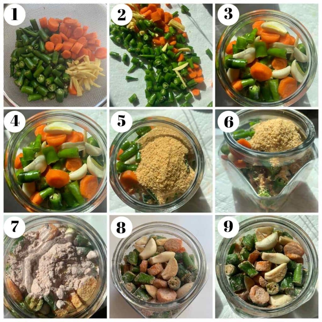 Indian Mixed Pickle Recipe My Dainty Soul Curry