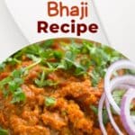 Keto Cauliflower Pav Bhaji Recipe pinterest image.