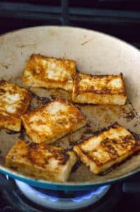 Pan-Fried Sesame Garlic Tofu Recipe - My Dainty Soul Curry