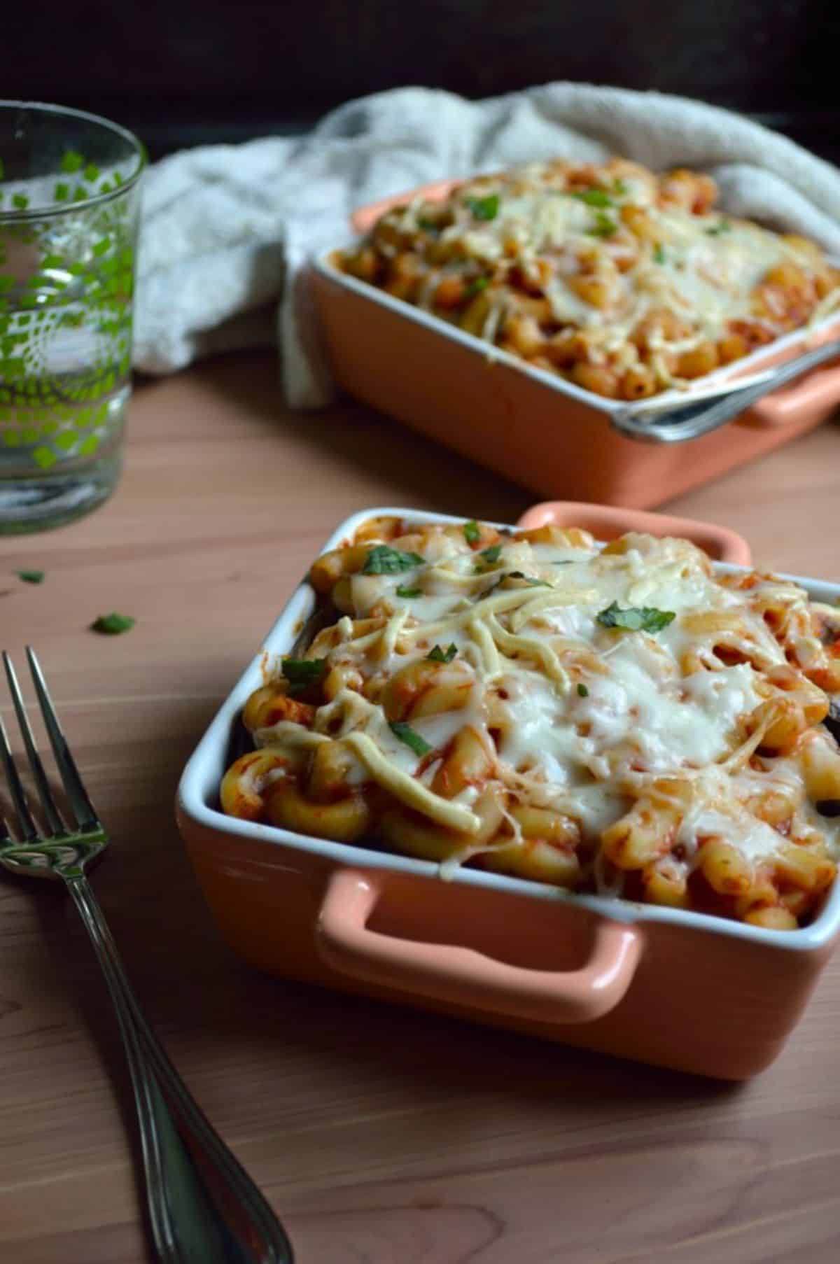 Pasta Eggplant Bake Casserole