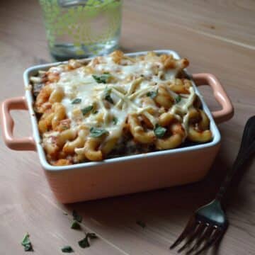 Pasta Eggplant Bake Casserole