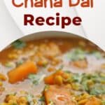 Pumpkin Chana Dal Recipe pinterest image.