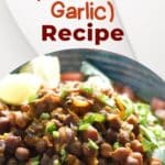 Sukha Chana Recipe (No Onion Garlic) pinterest image.