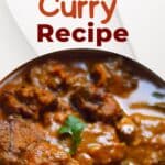 Vada Curry Recipe pinterest image.
