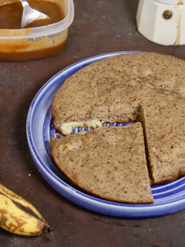 Caramelized Banana Cake in a Pan My Dainty Soul Curry
