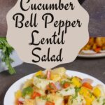 Cucumber Bell Pepper Lentil Salad PIN (3)