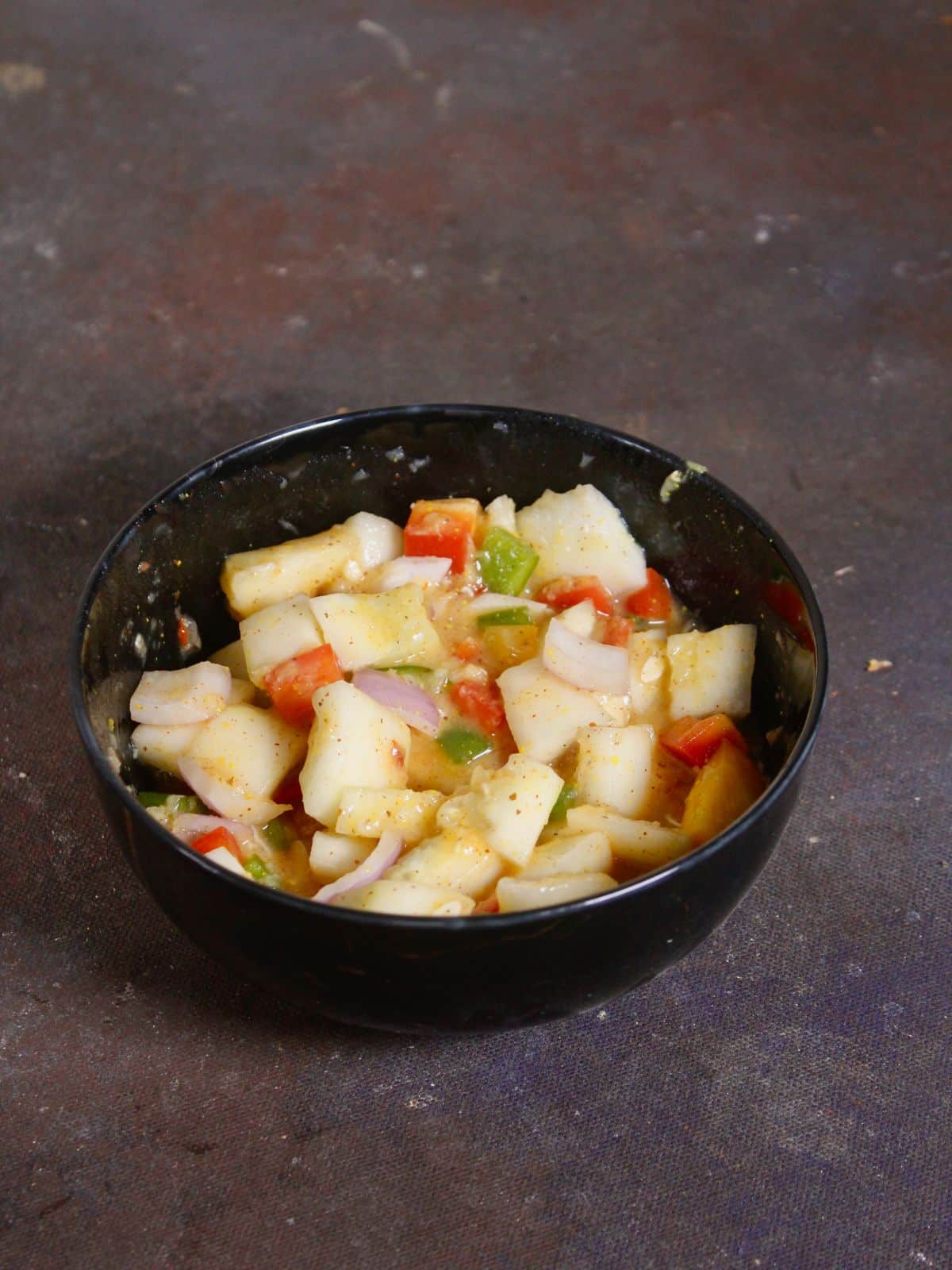 enjoy delicious cucumber bell pepper lentil salad